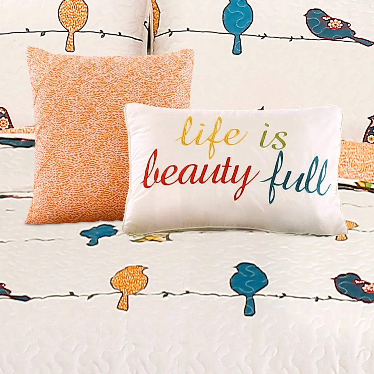 Rowley Birds Quilt 7 Piece Set - Image 9