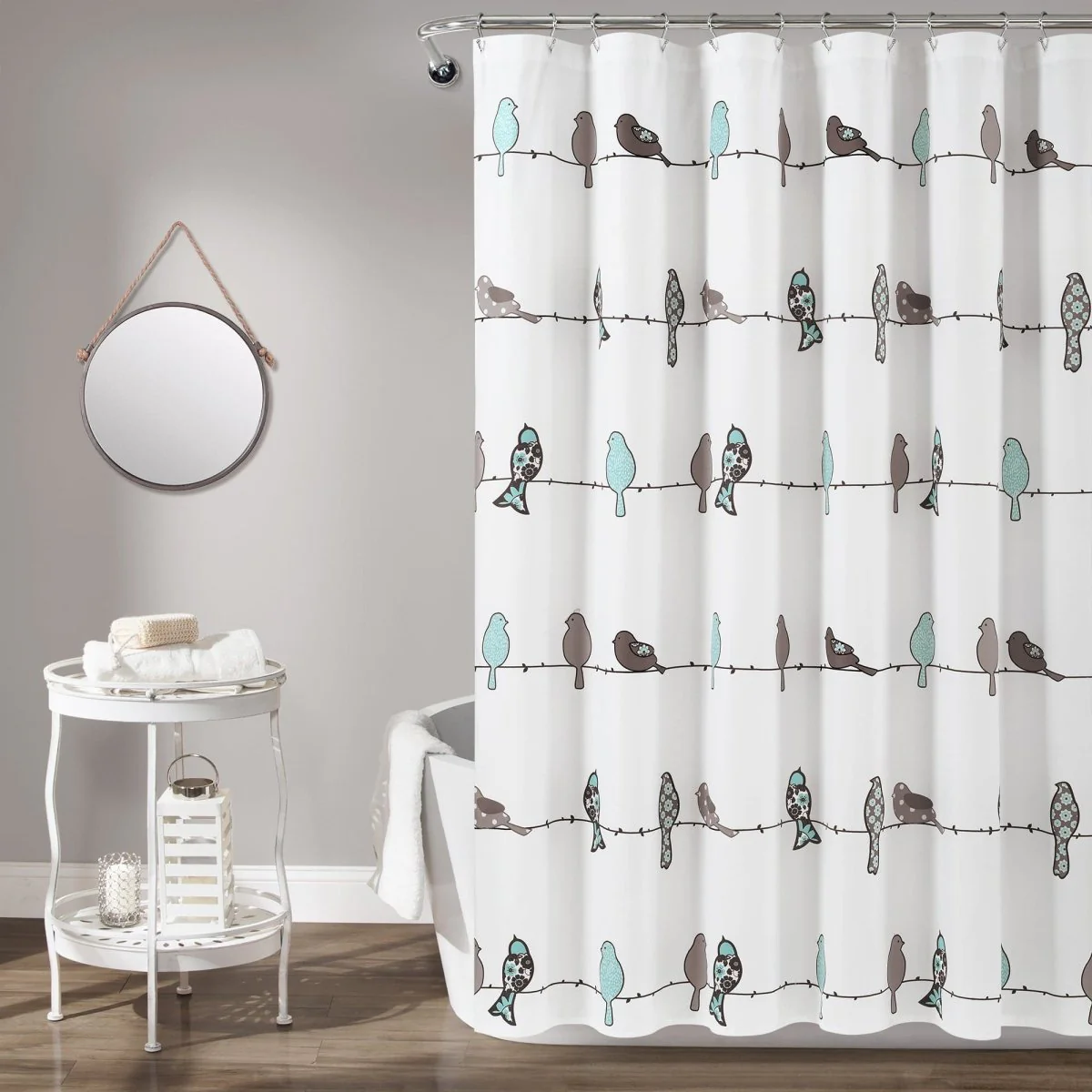 Rowley Birds Shower Curtain - Image 11