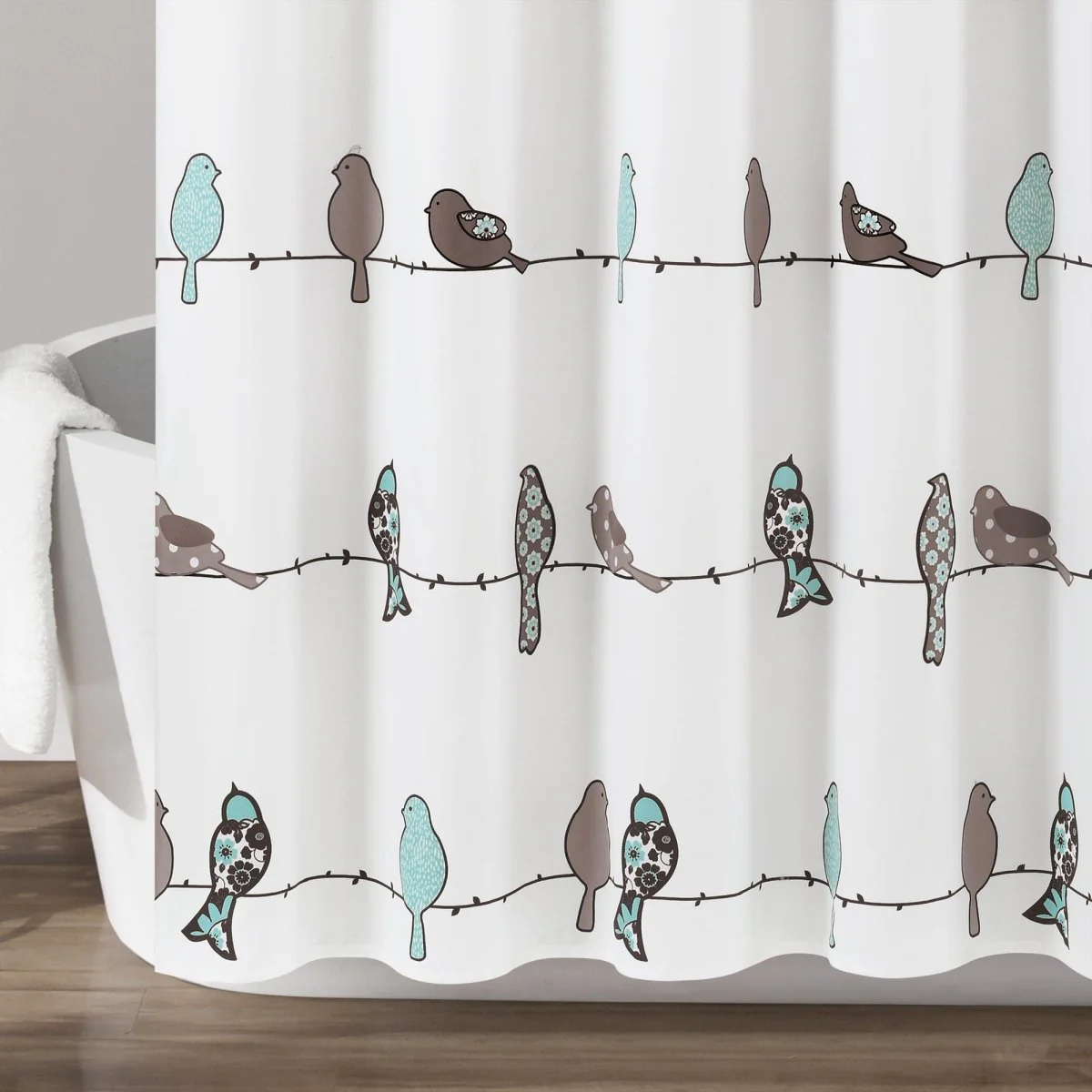 Rowley Birds Shower Curtain - Image 14