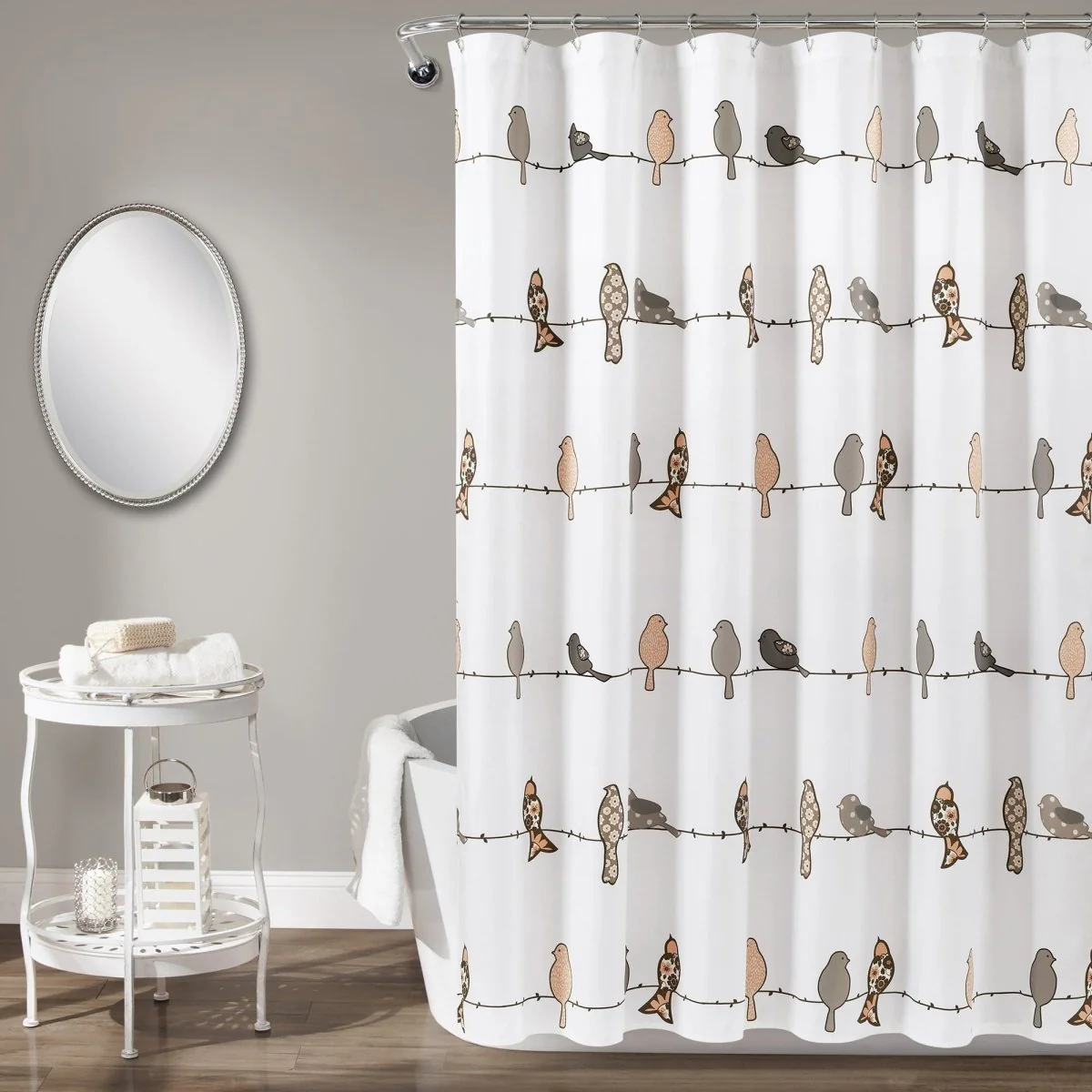 Rowley Birds Shower Curtain - Image 3