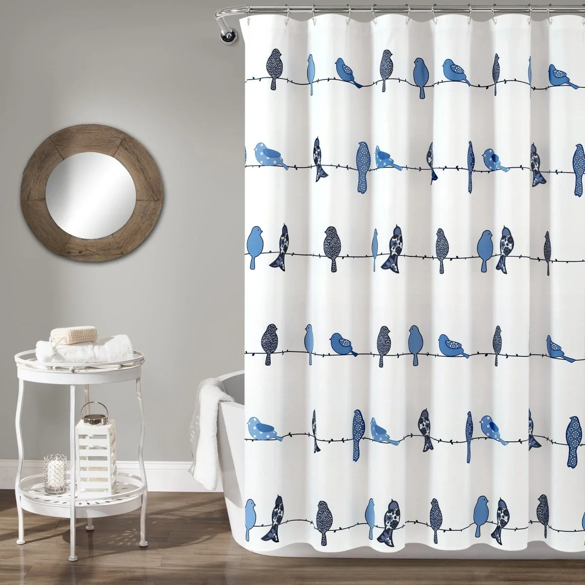 Rowley Birds Shower Curtain - Image 4
