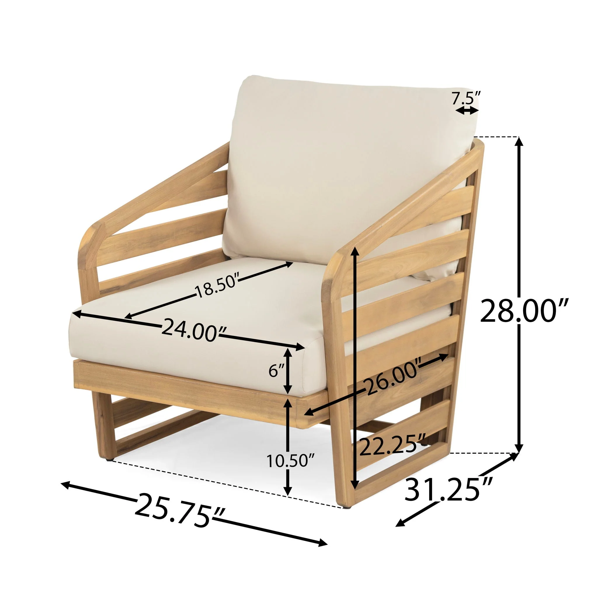 Royal - Wood Club Chair - Image 6