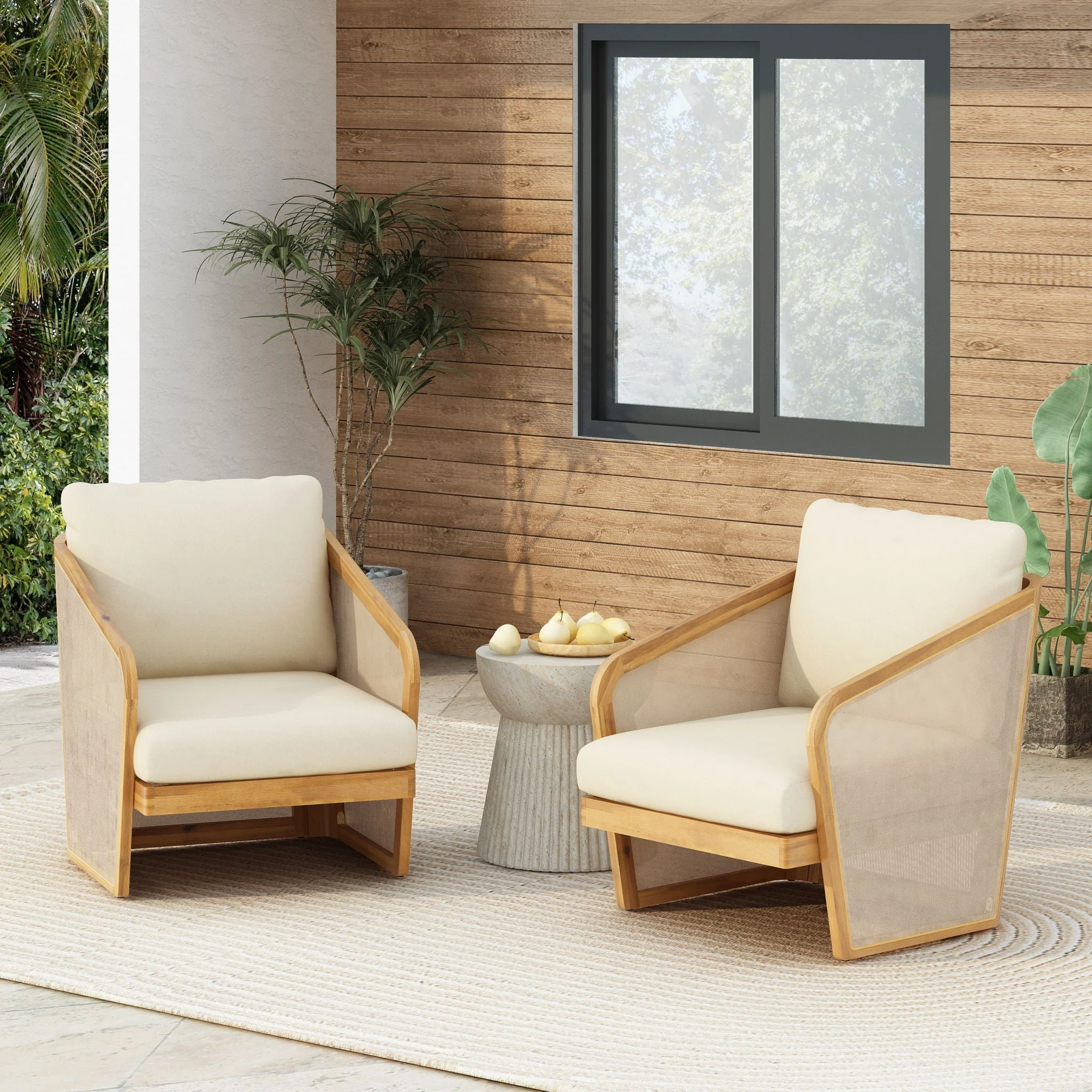 Royal - Wood Textilene Club Chair - Image 6