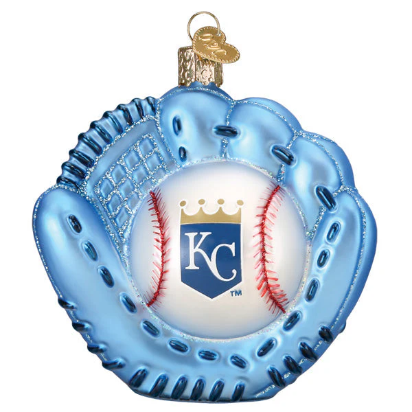 Royals Baseball Mitt Ornament - Image 3