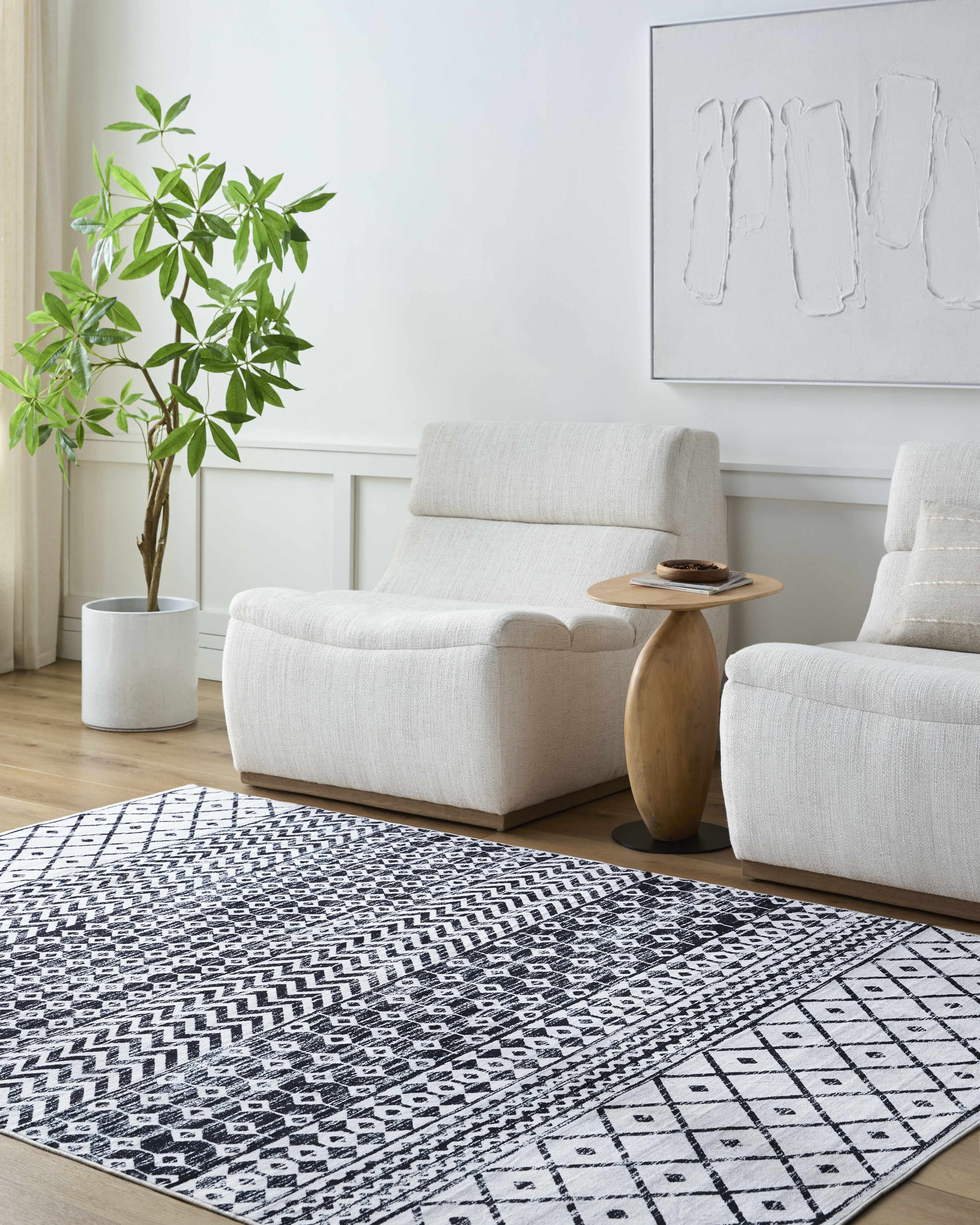 Royko Washable Area Rug - Image 2