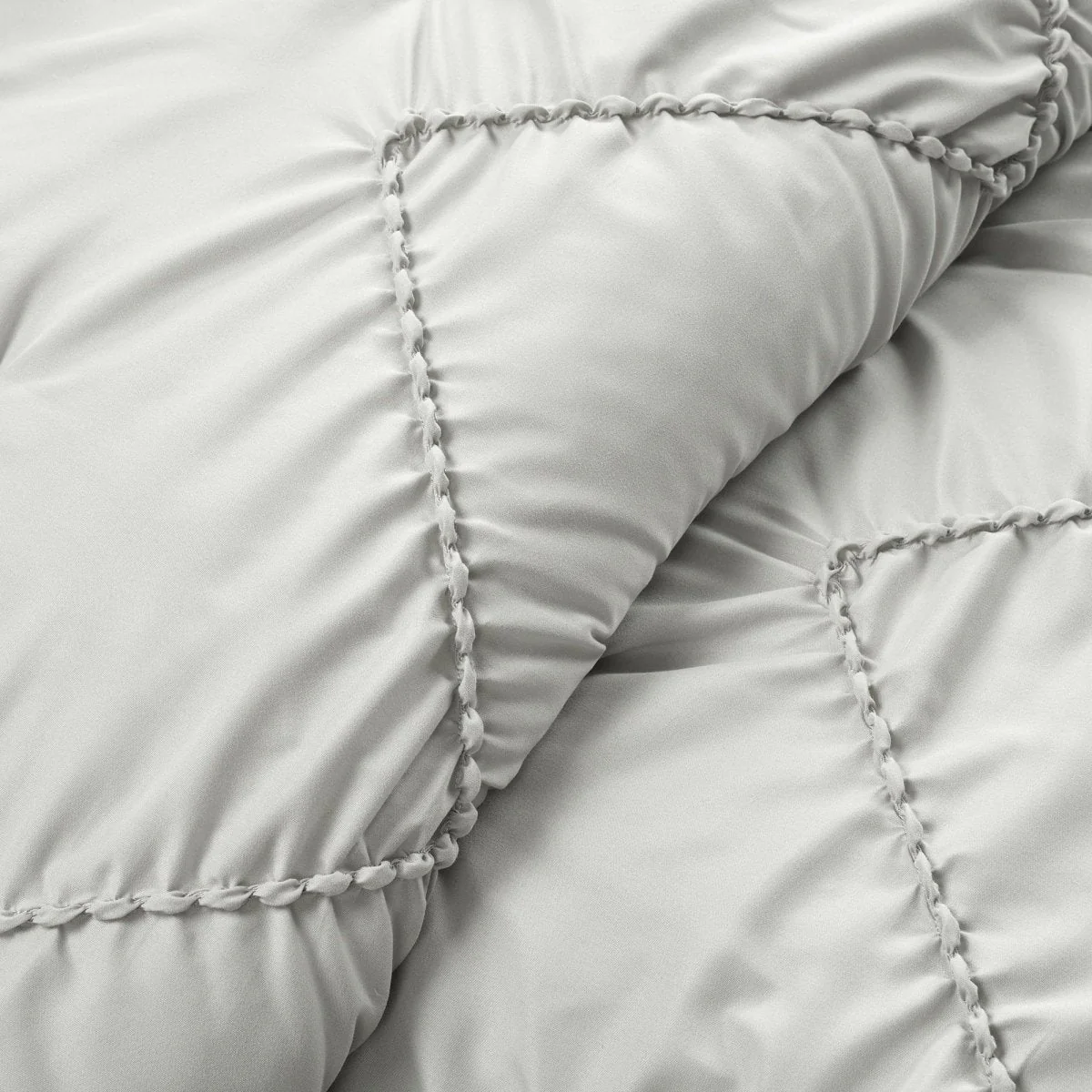 Ruched Chevron Comforter Set - Image 7