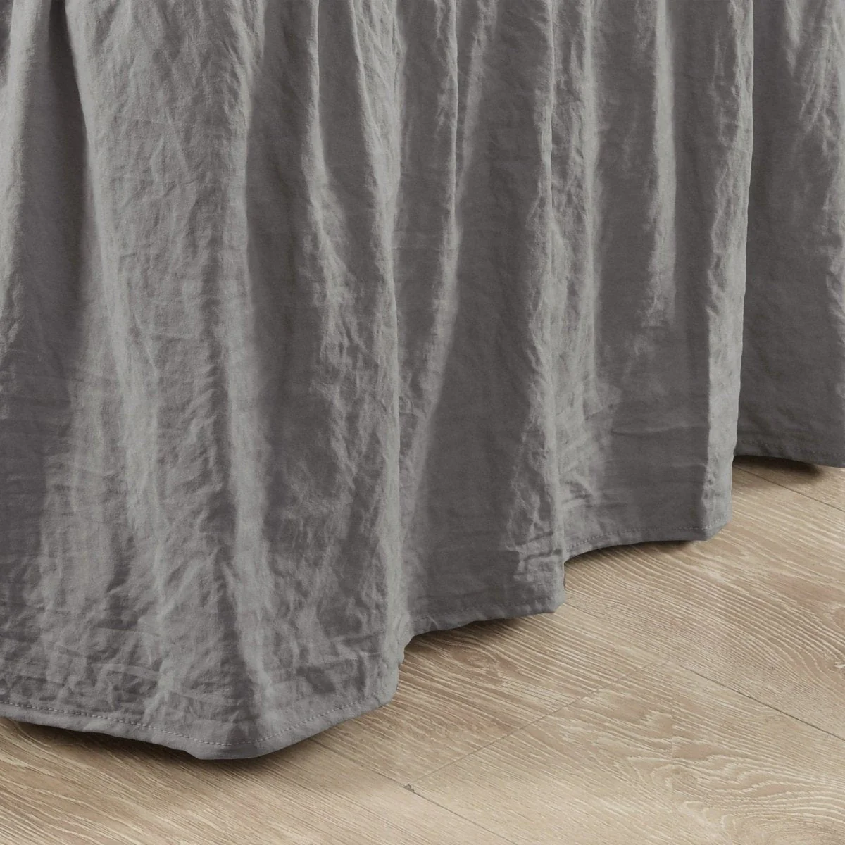 Ruched Ruffle Elastic Easy Wrap Around Bed Skirt - Image 11