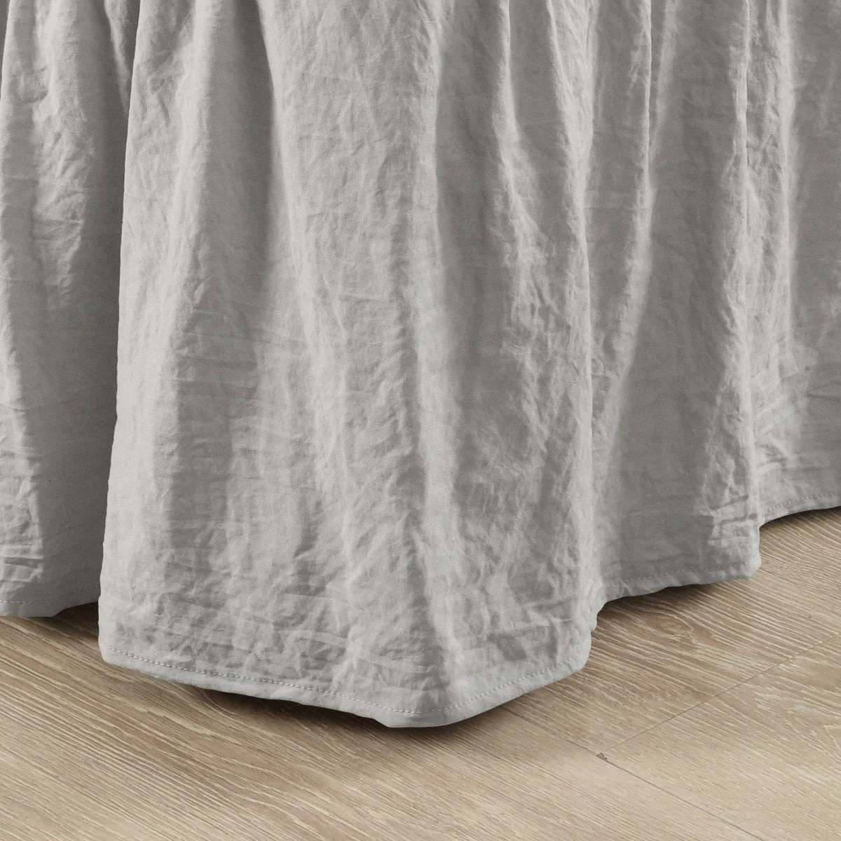 Ruched Ruffle Elastic Easy Wrap Around Bed Skirt - Image 13