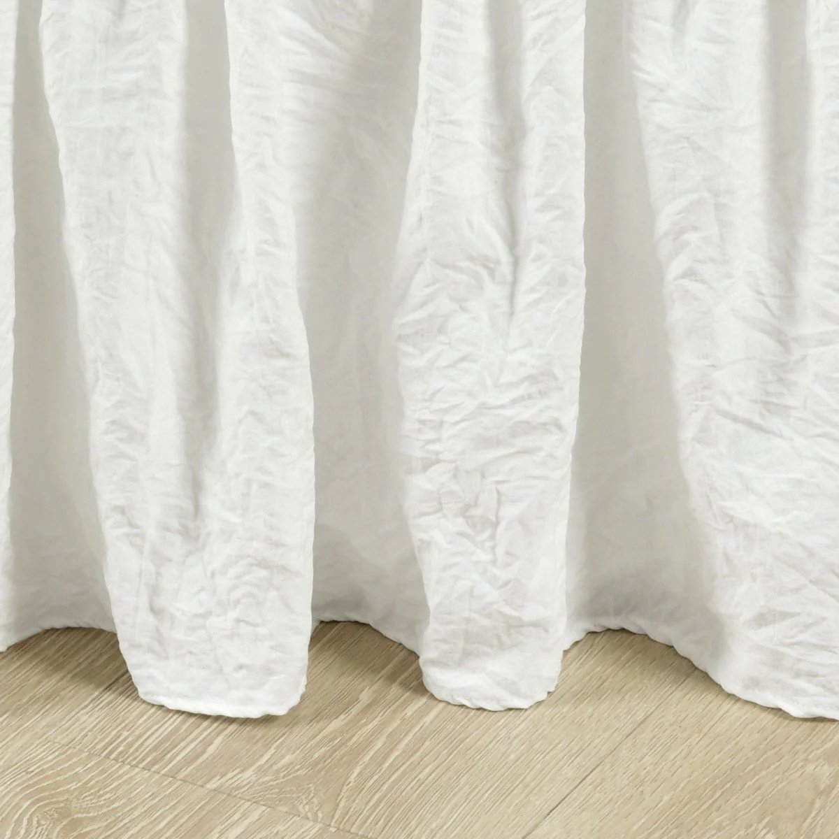 Ruched Ruffle Elastic Easy Wrap Around Bed Skirt - Image 14