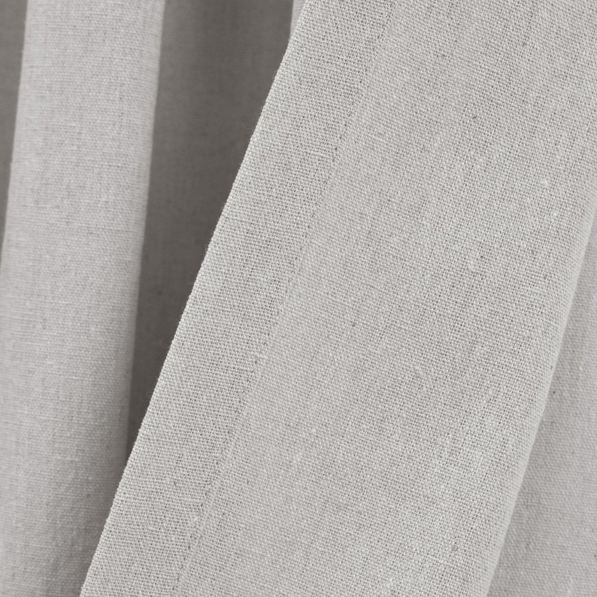 Ruched Waterfall Faux Linen Window Curtain Panel - Image 12