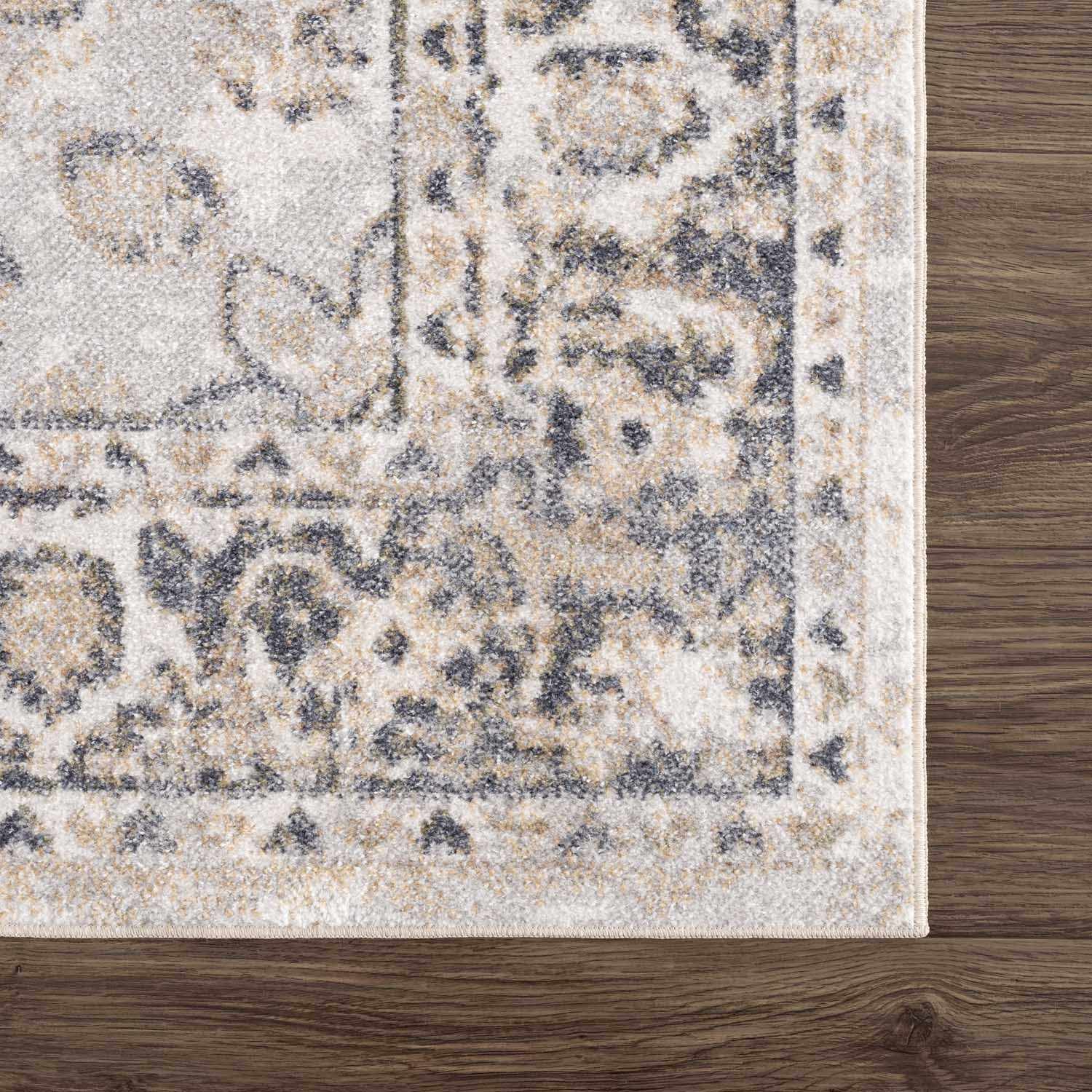 Rudo Beige Flat Pile Washable Rug - Image 10