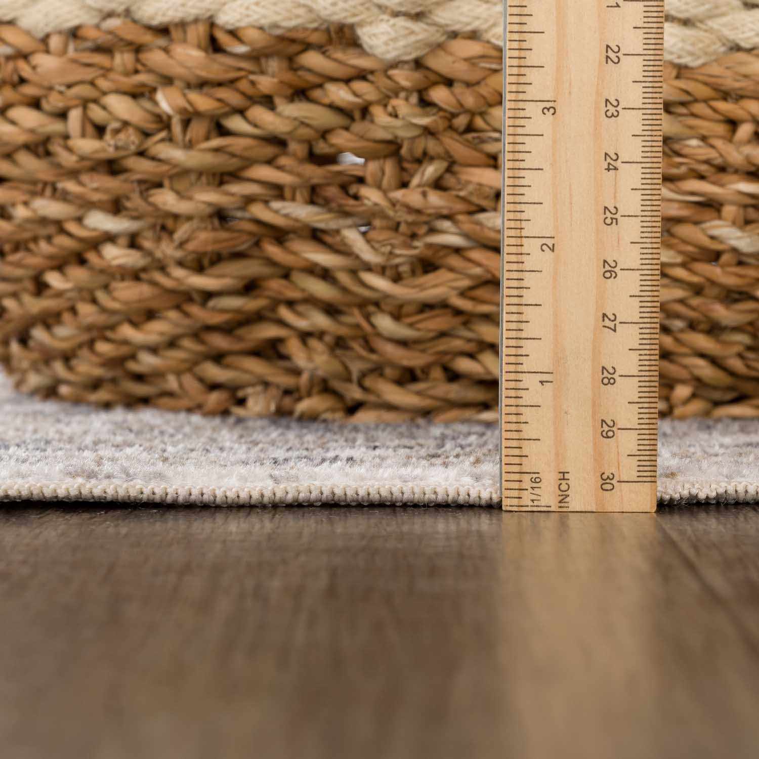 Rudo Beige Flat Pile Washable Rug - Image 14