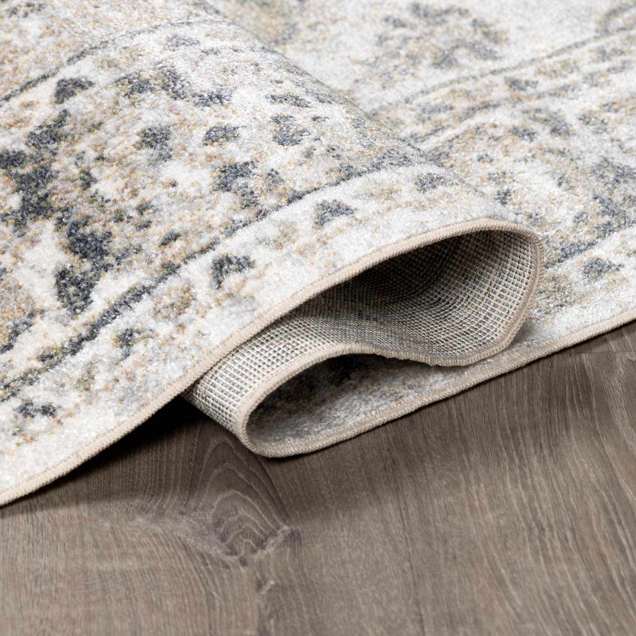 Rudo Beige Flat Pile Washable Rug - Image 23