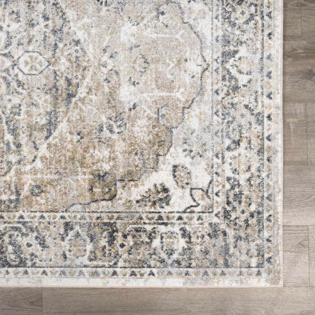 Rudo Beige Flat Pile Washable Rug - Image 28