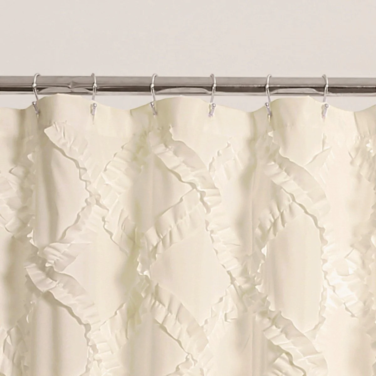 Ruffle Diamond Shower Curtain - Image 5