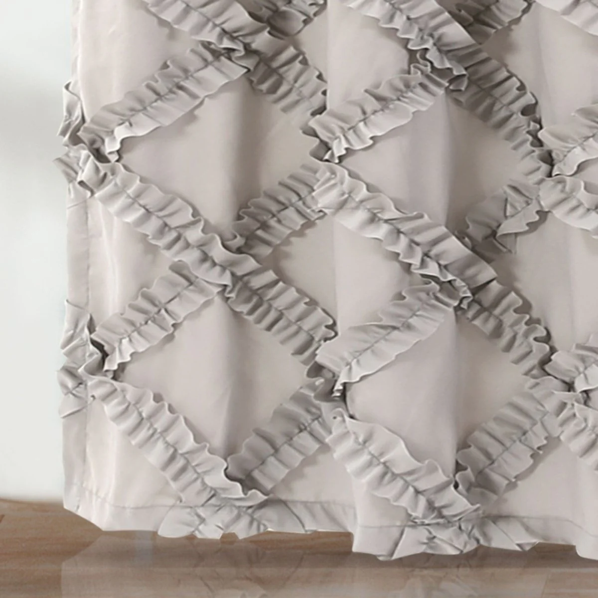Ruffle Diamond Shower Curtain - Image 7