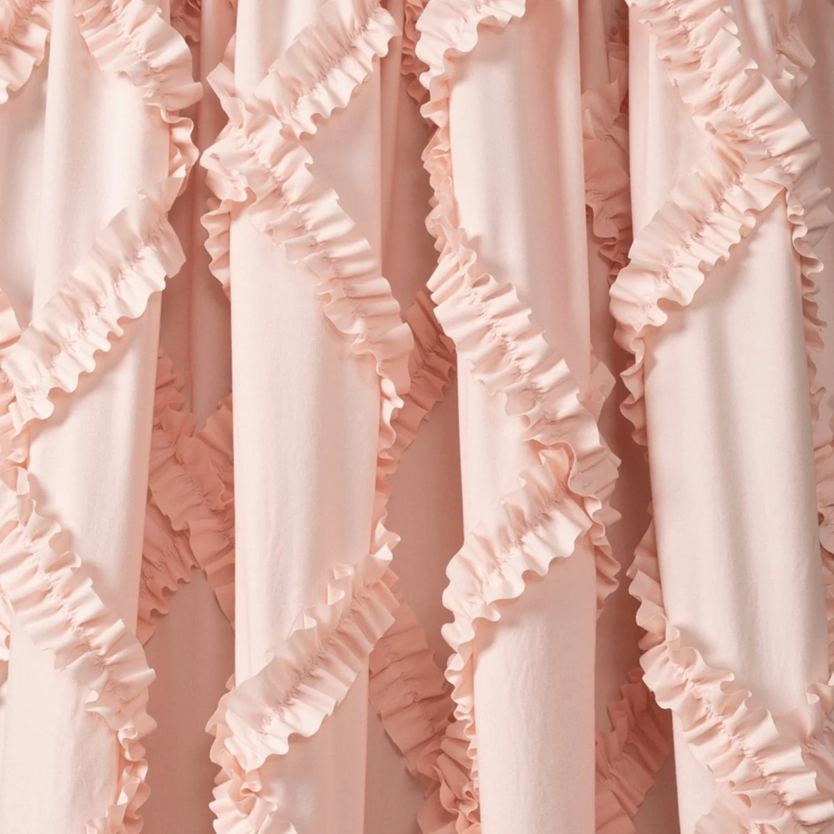 Ruffle Diamond Window Curtain Set - Image 13
