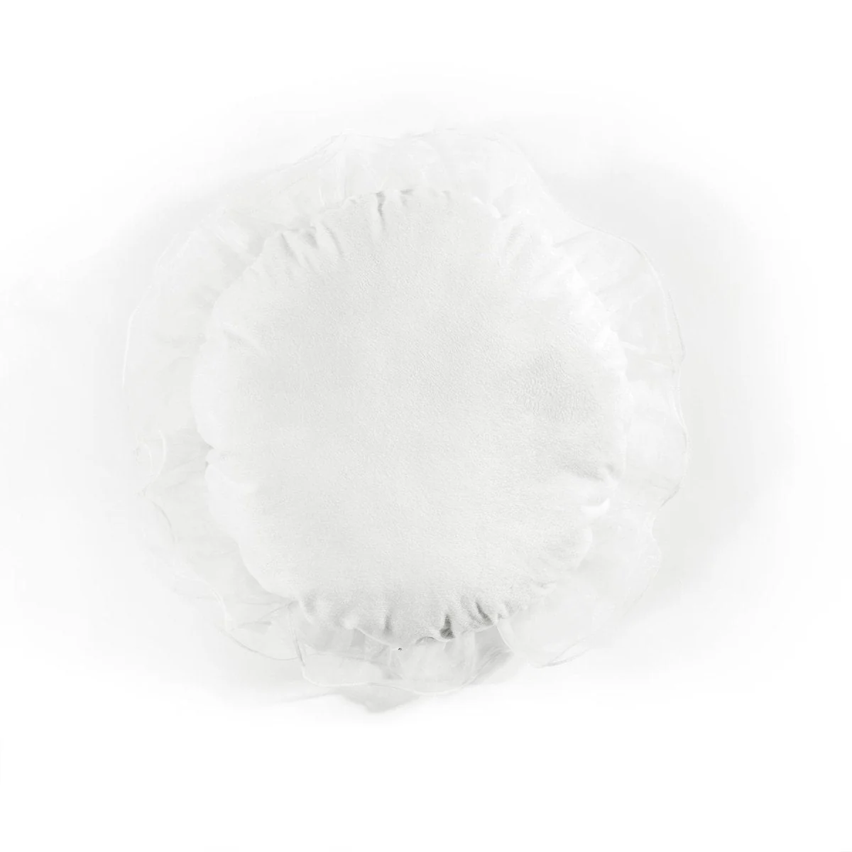 Ruffle Flower Layer Round Decorative Pillow - Image 10