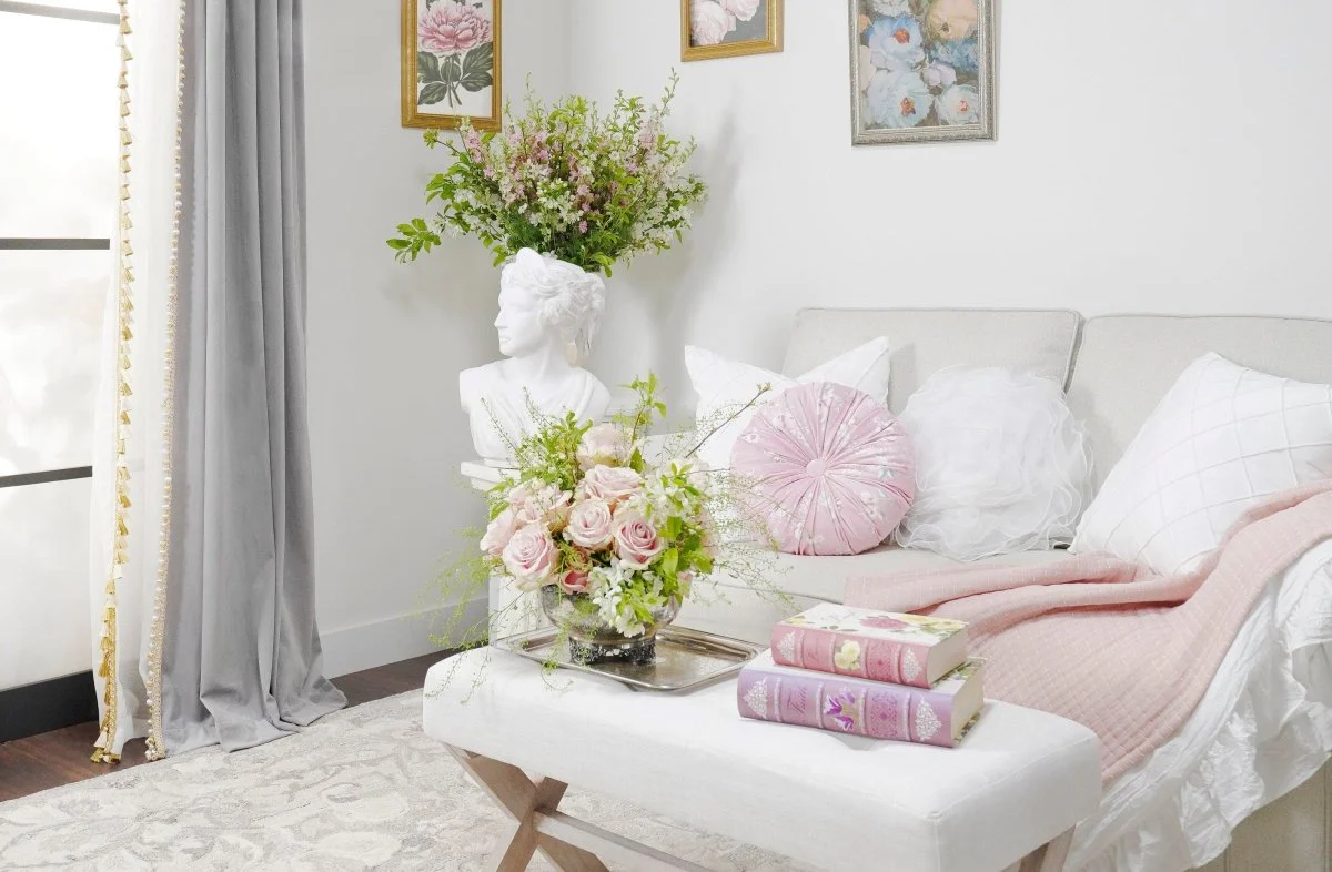 Ruffle Flower Layer Round Decorative Pillow - Image 11