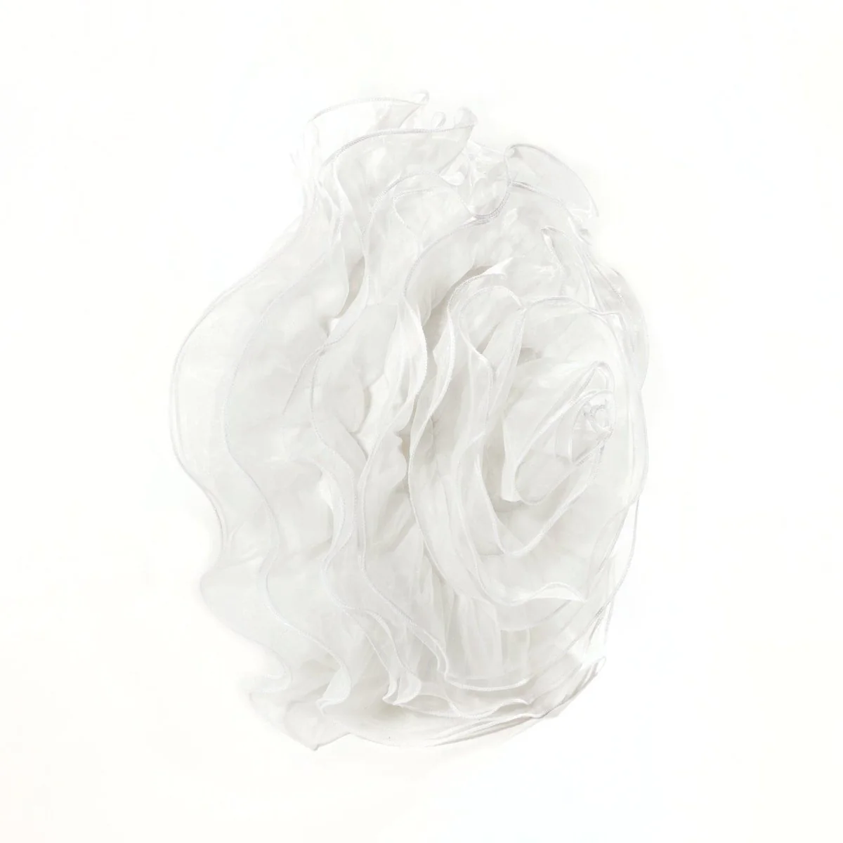 Ruffle Flower Layer Round Decorative Pillow - Image 4