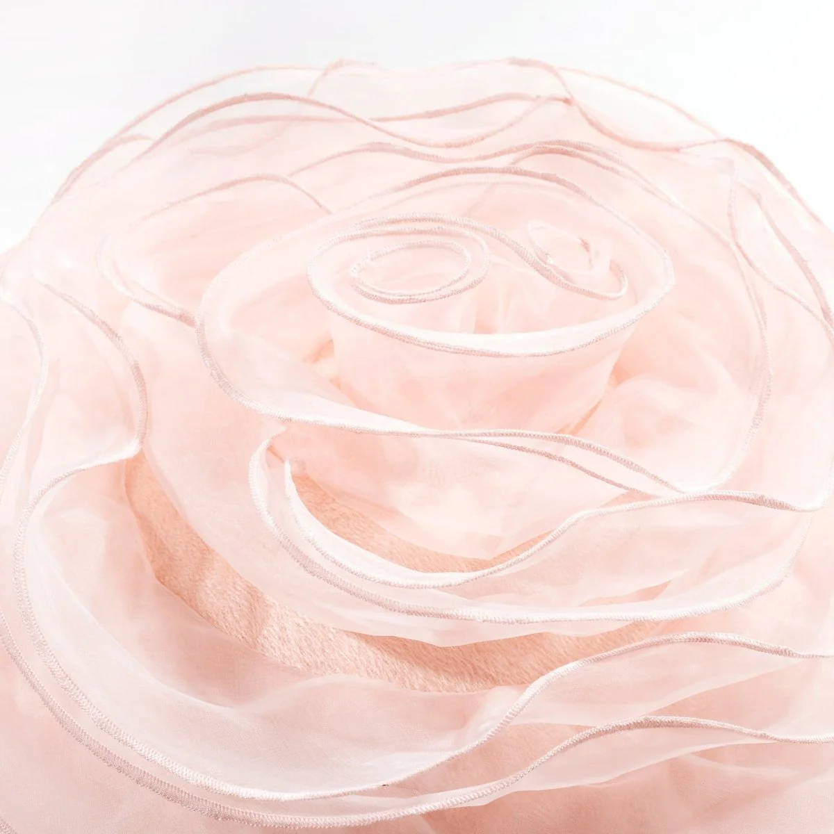 Ruffle Flower Layer Round Decorative Pillow - Image 5