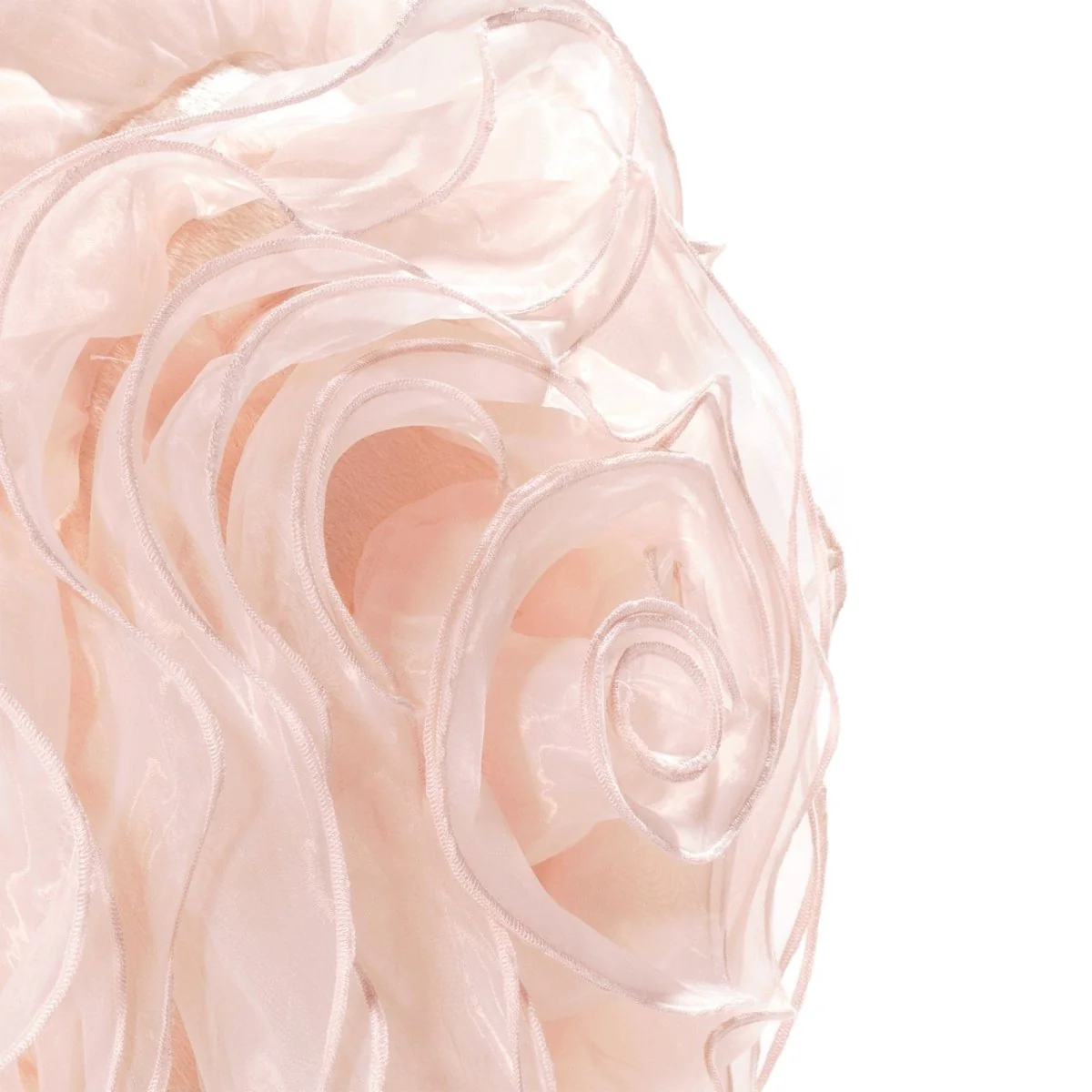 Ruffle Flower Layer Round Decorative Pillow - Image 7