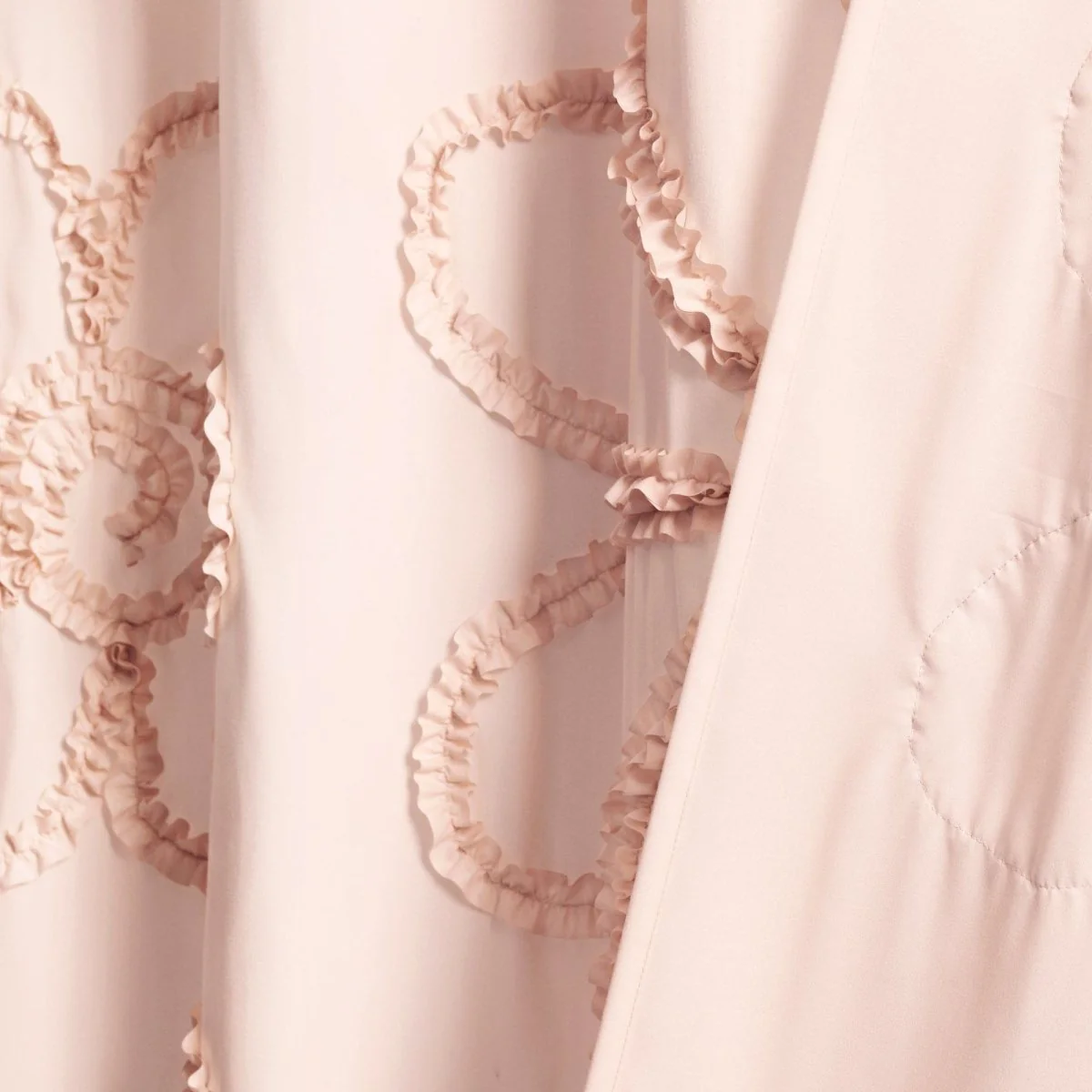 Ruffle Flower Shower Curtain - Image 12