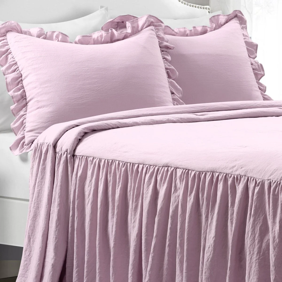 Ruffle Skirt Bedspread Set - Image 17