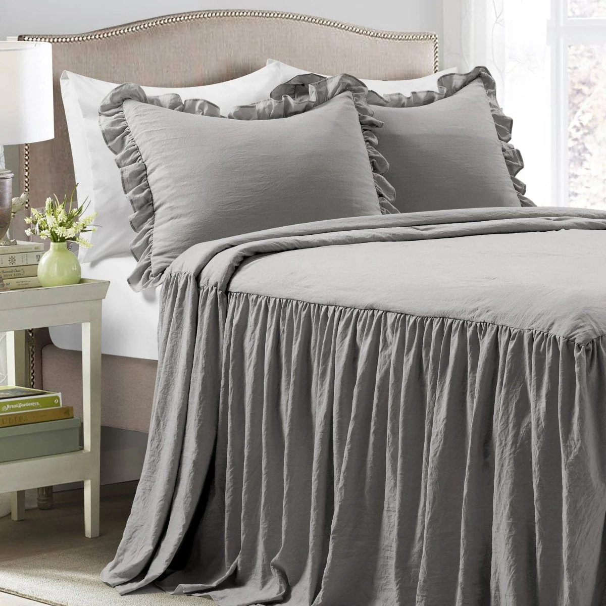 Ruffle Skirt Bedspread Set - Image 18