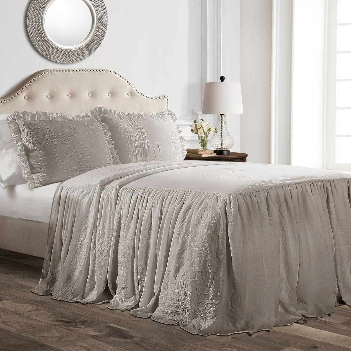 Ruffle Skirt Bedspread Set - Image 2