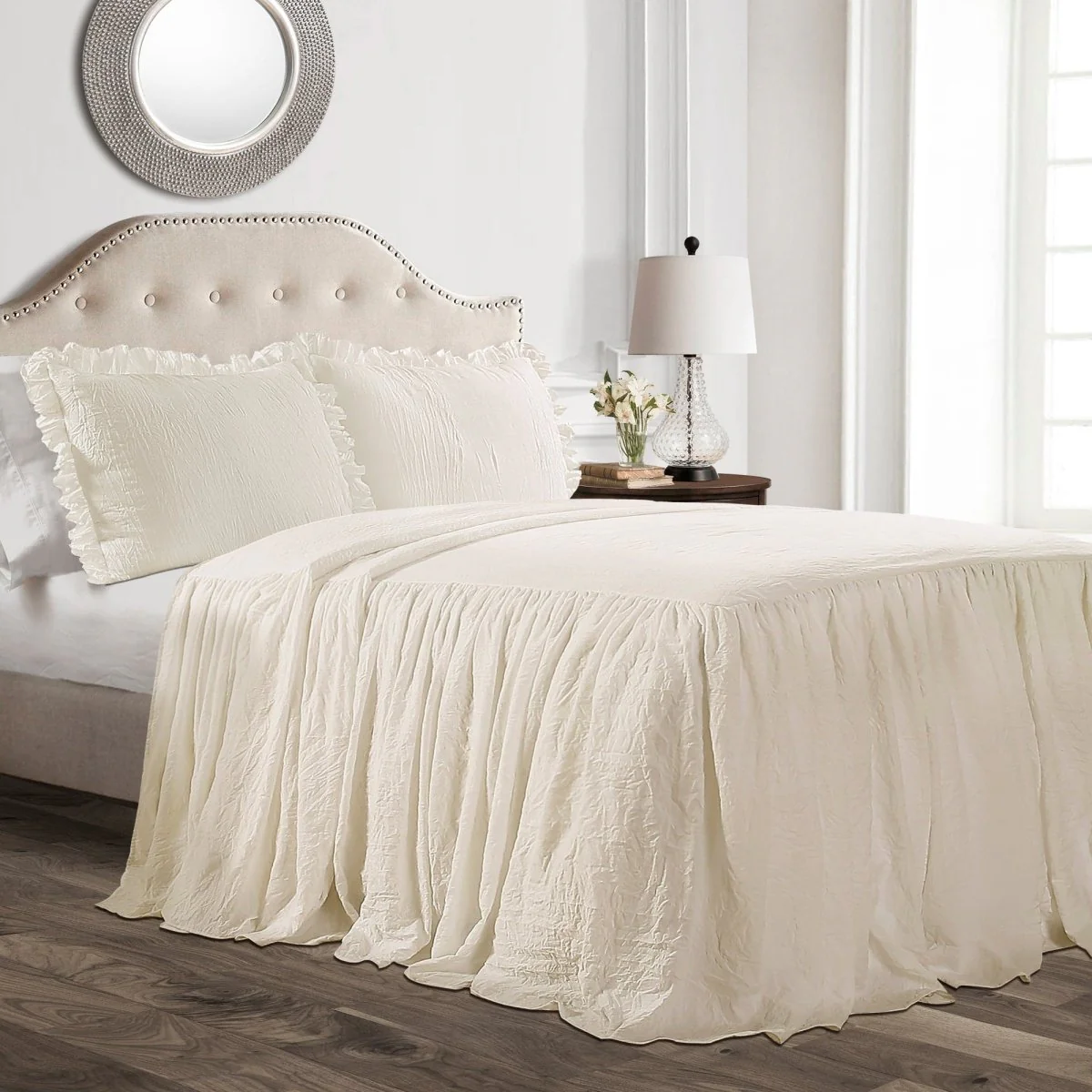 Ruffle Skirt Bedspread Set - Image 3