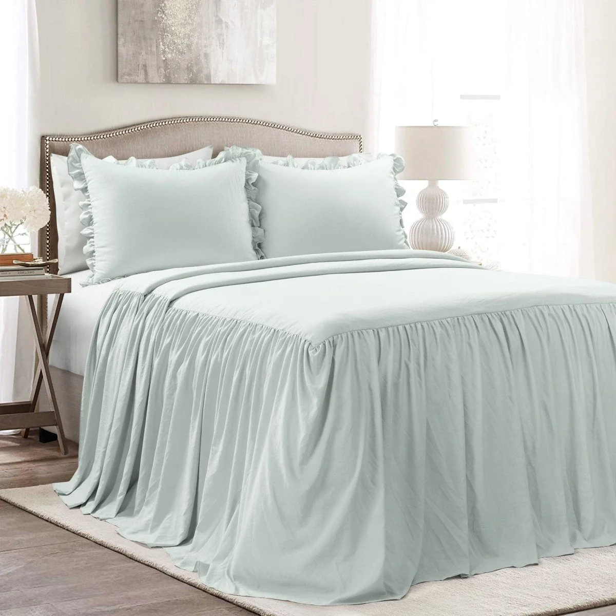 Ruffle Skirt Bedspread Set - Image 33