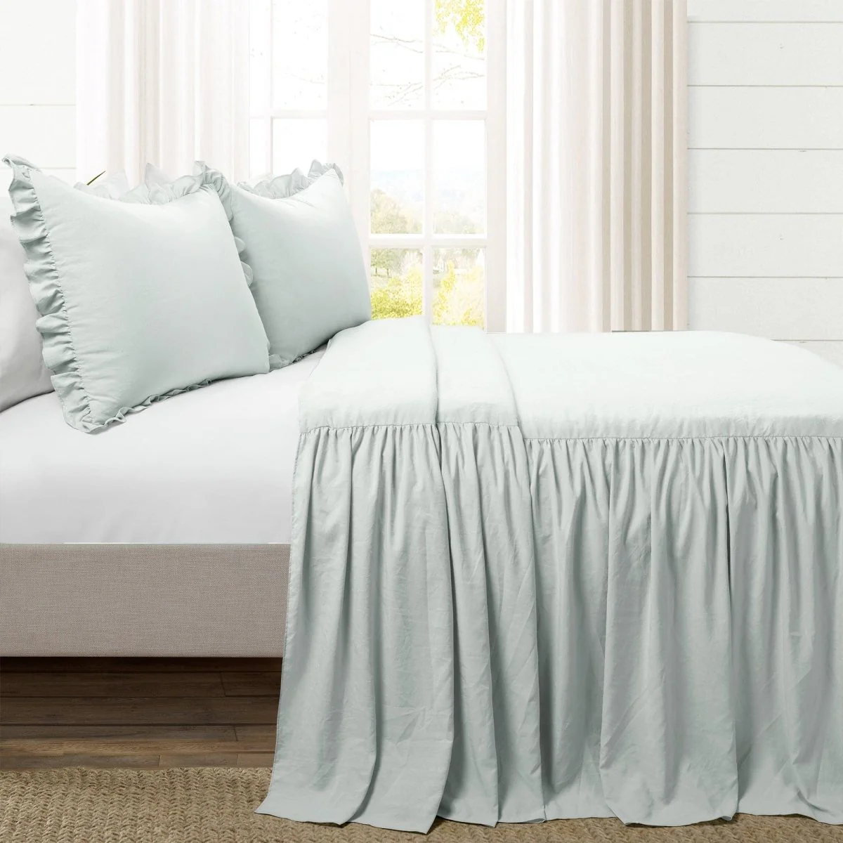 Ruffle Skirt Bedspread Set - Image 34