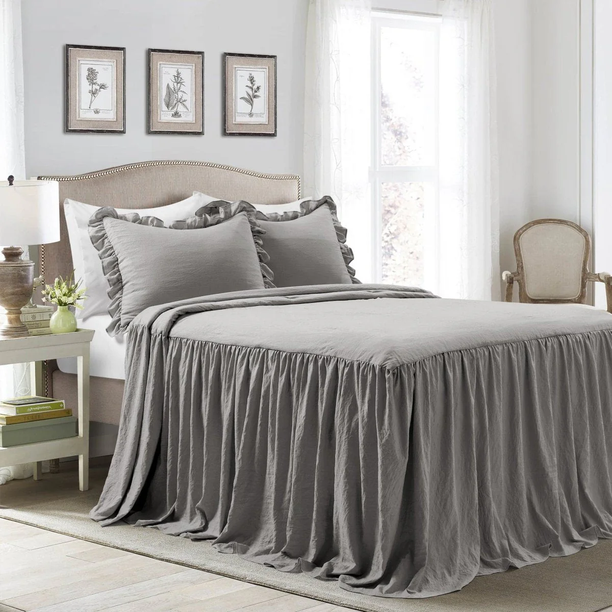 Ruffle Skirt Bedspread Set - Image 9