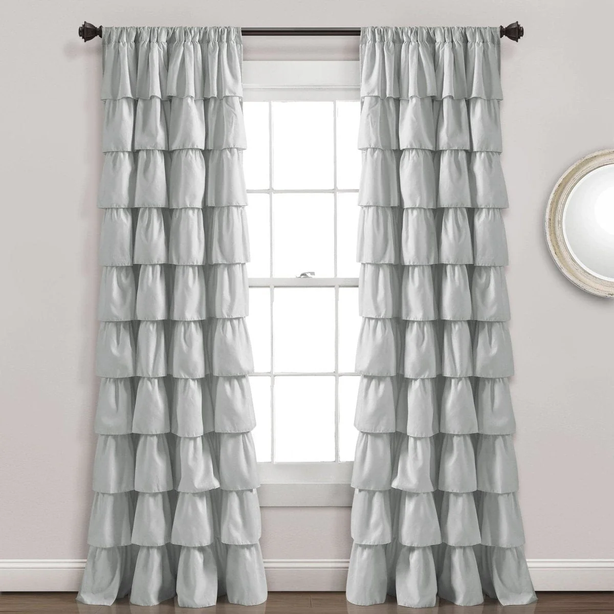 Ruffle Window Curtain Panel - Image 6