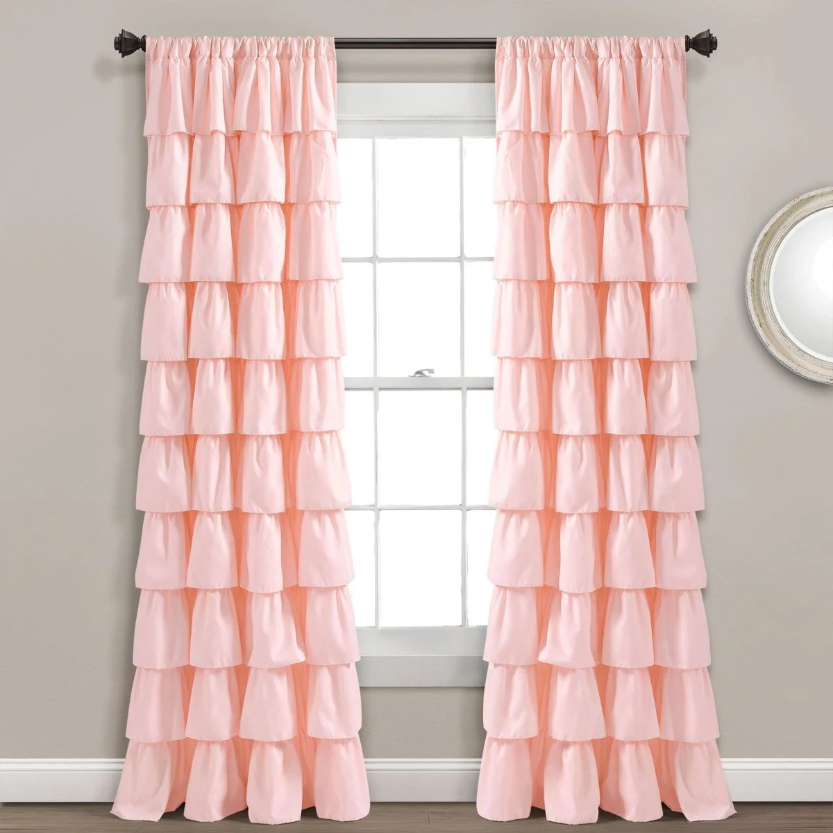 Ruffle Window Curtain Panel - Image 9