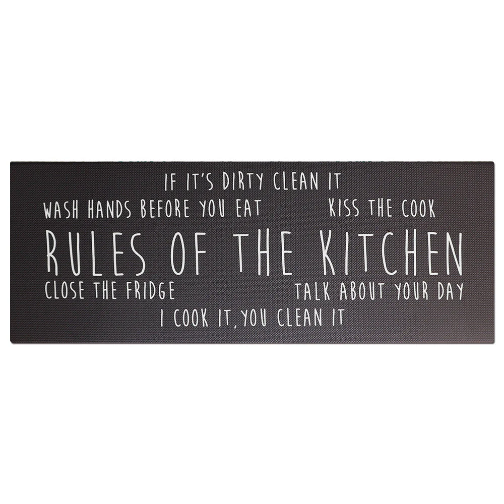 Rules of the Kitchen 20" x 55" Anti-Fatigue Kitchen Runner Mat - Image 5