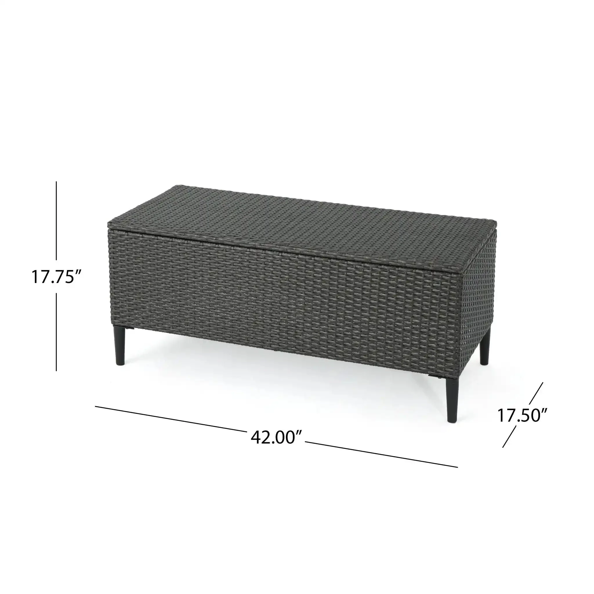 Rupert - Storage Unit Resin Wicker Outdoor - Image 2