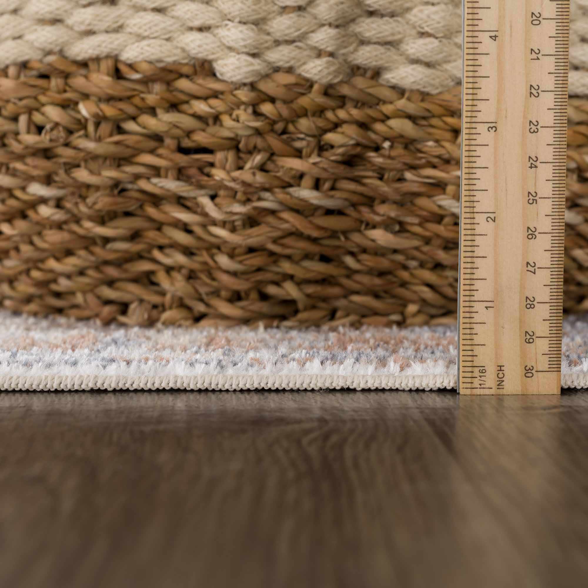Rust Hera Washable Area Rug - Clearance - Image 12