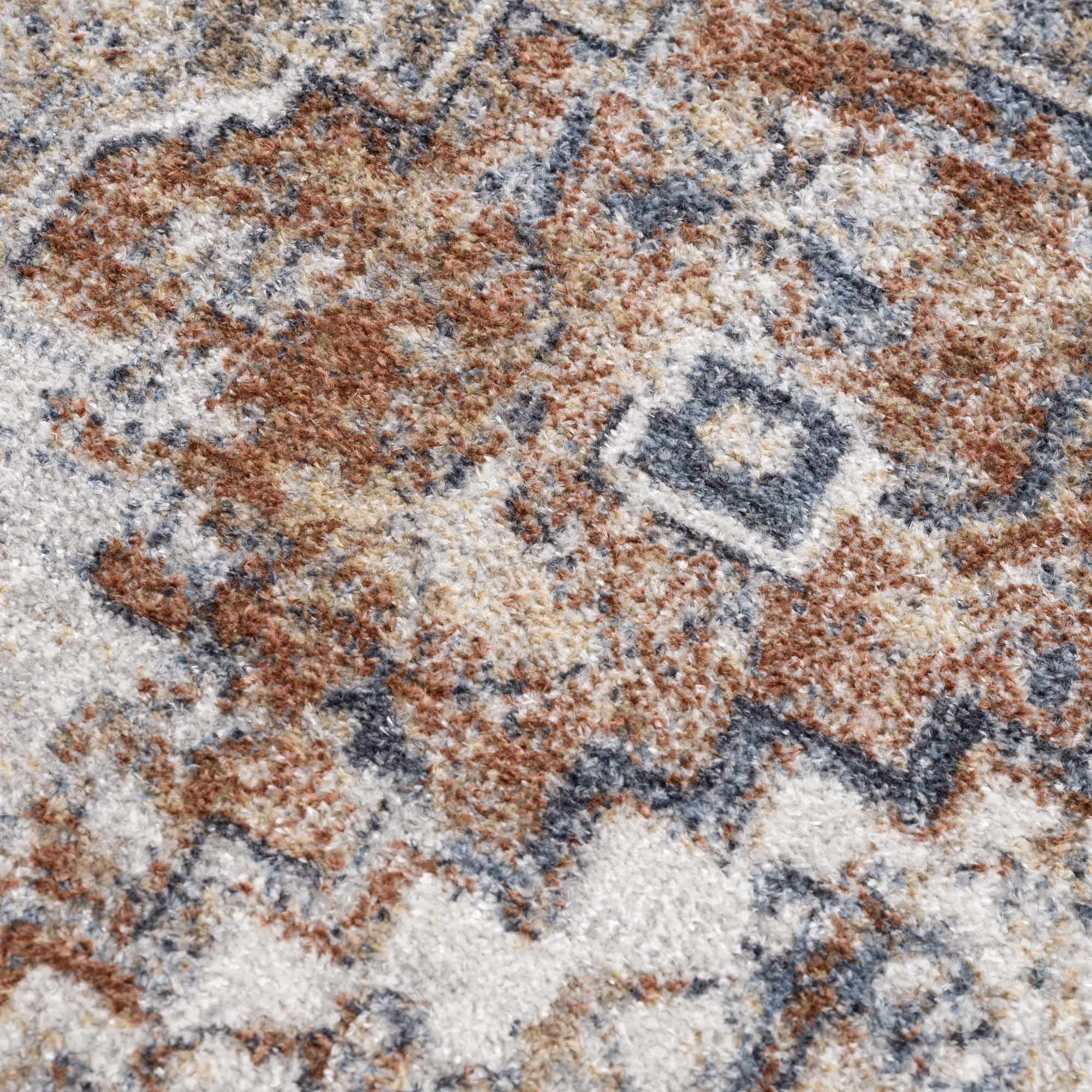 Rust Hera Washable Area Rug - Clearance - Image 16