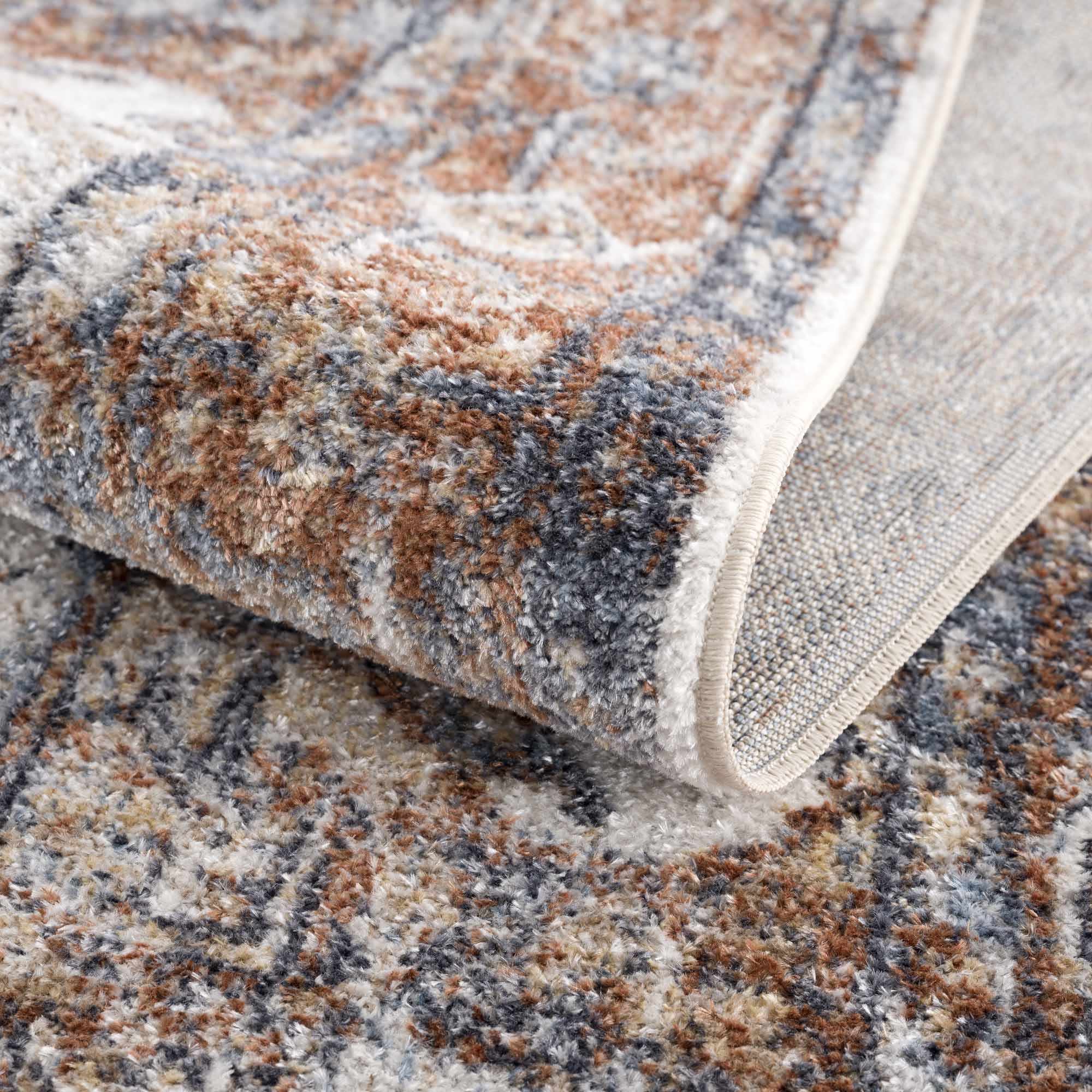 Rust Hera Washable Area Rug - Clearance - Image 18