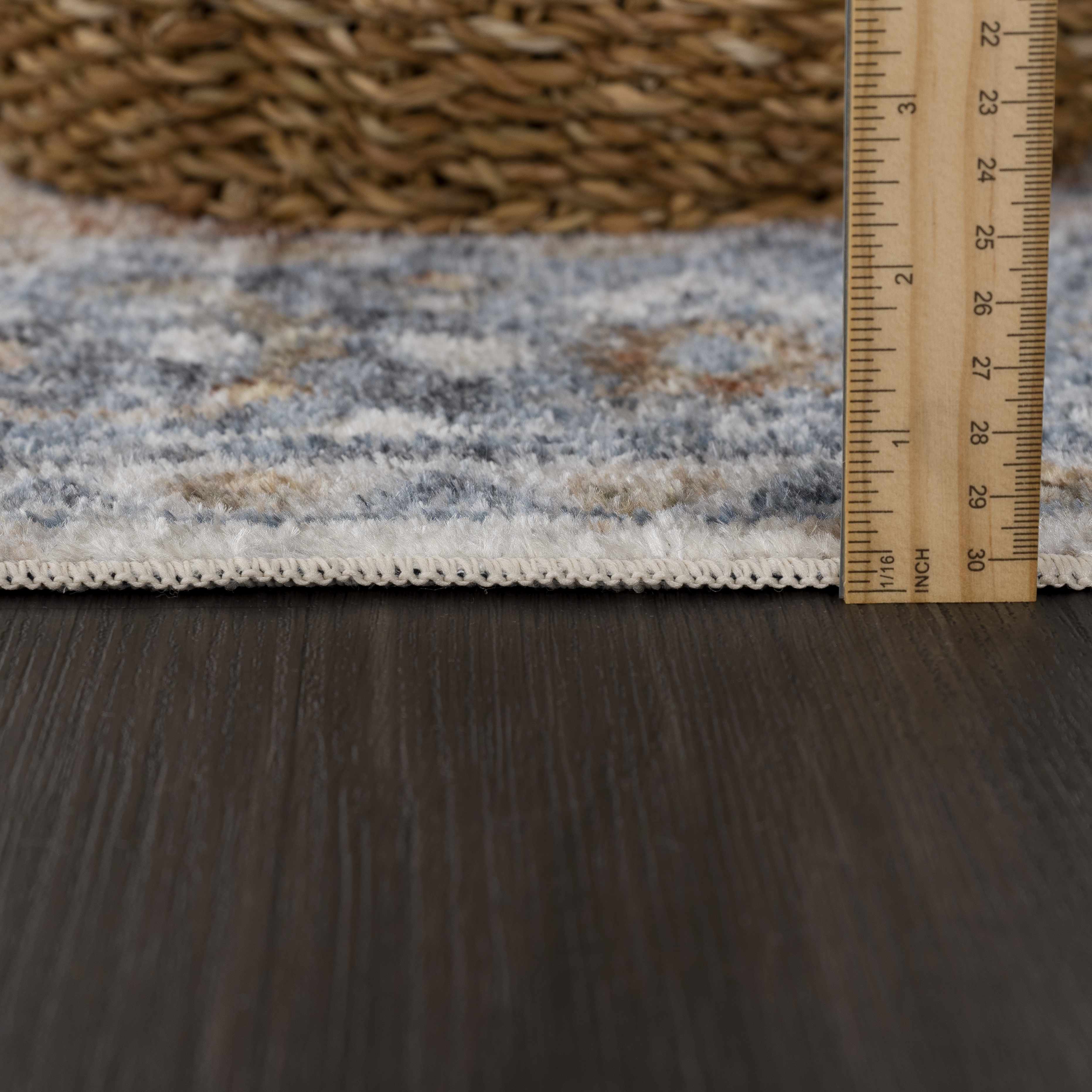 Rust Hiti Washable area rug - Clearance - Image 8