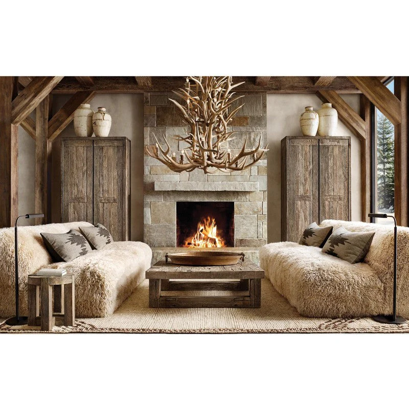 Rustic Antler Chandelier 8-Light E12 Candelabra Ceiling Light 34" - Image 4
