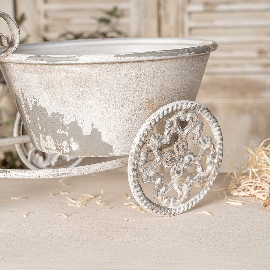 Rustic Bicycle Metal Wire Wall Planter Basket - Image 10