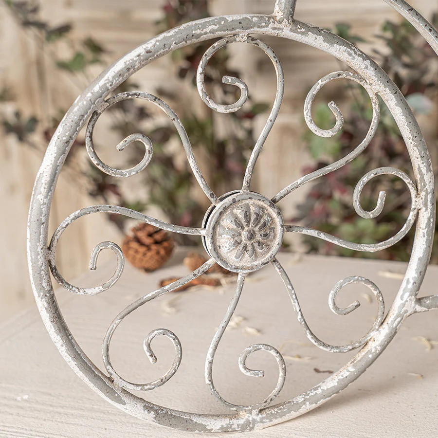 Rustic Bicycle Metal Wire Wall Planter Basket - Image 11