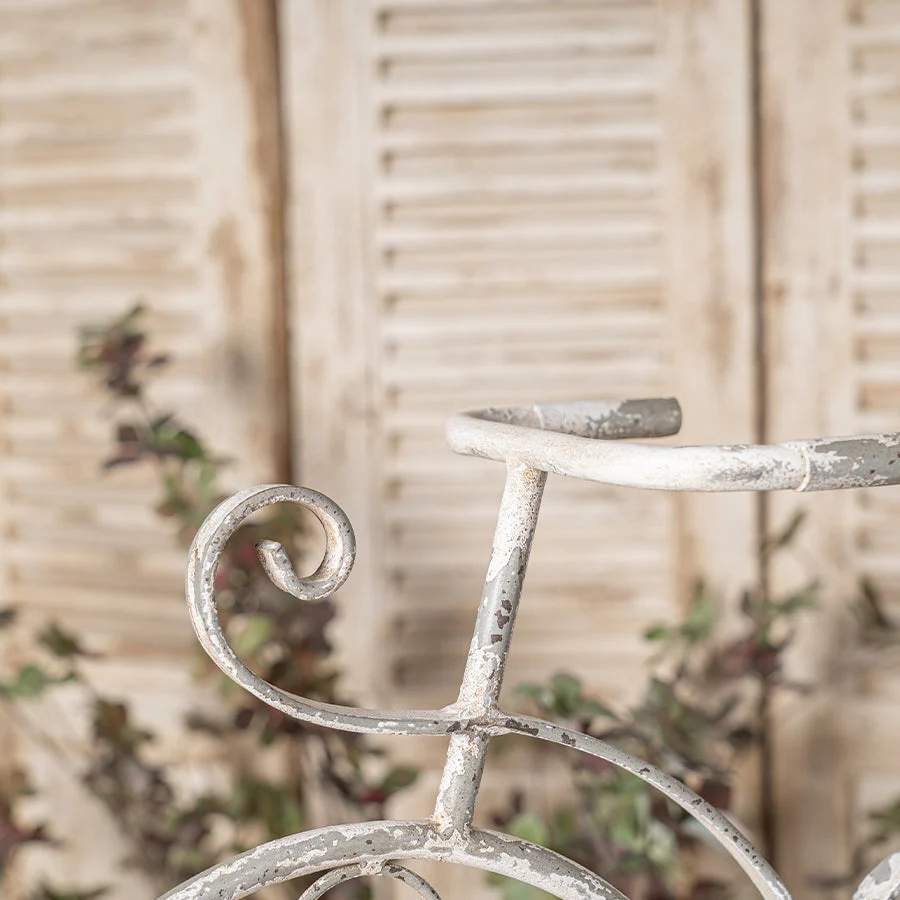 Rustic Bicycle Metal Wire Wall Planter Basket - Image 9