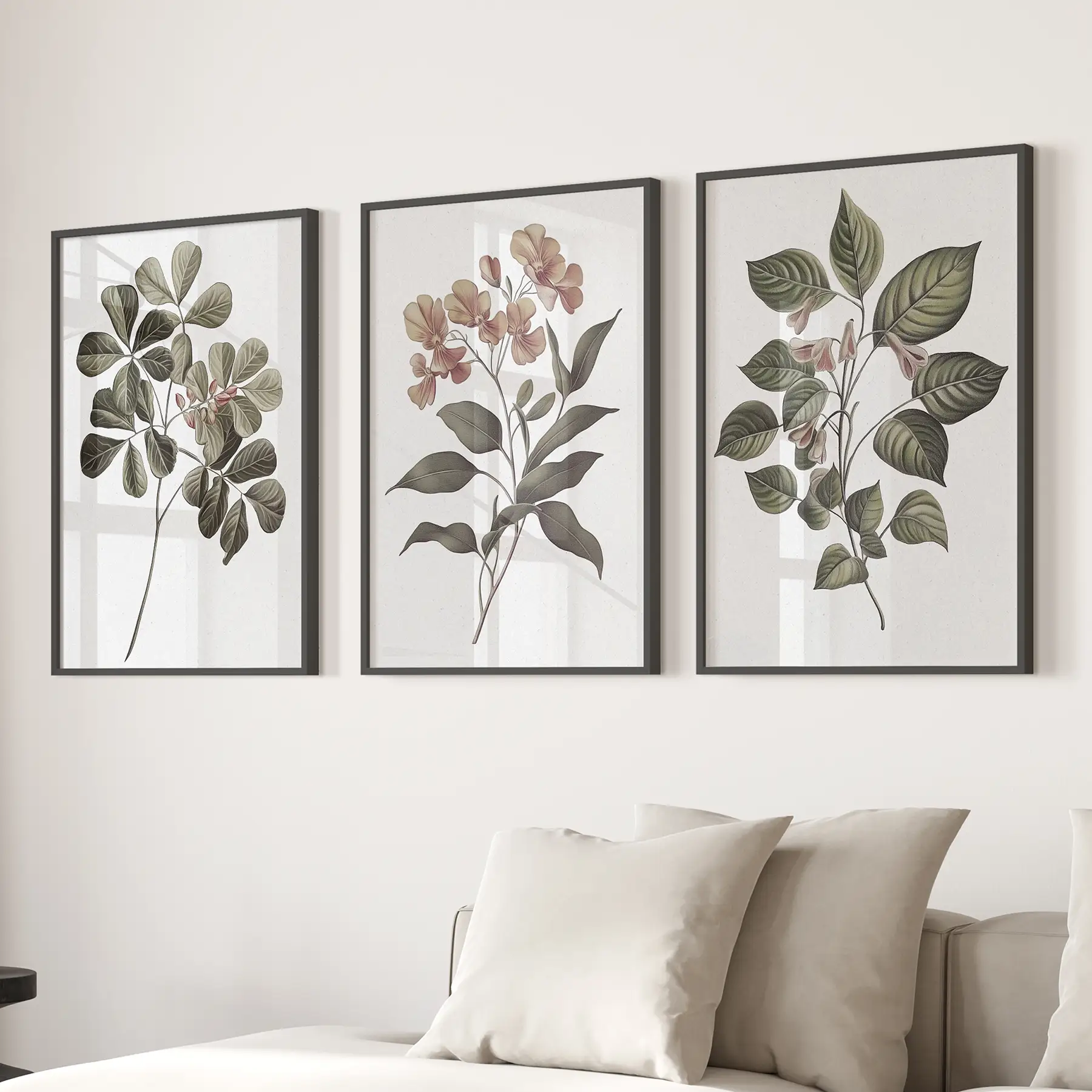 Rustic Botanical Wall Art. Vintage Flowers Prints - Image 4