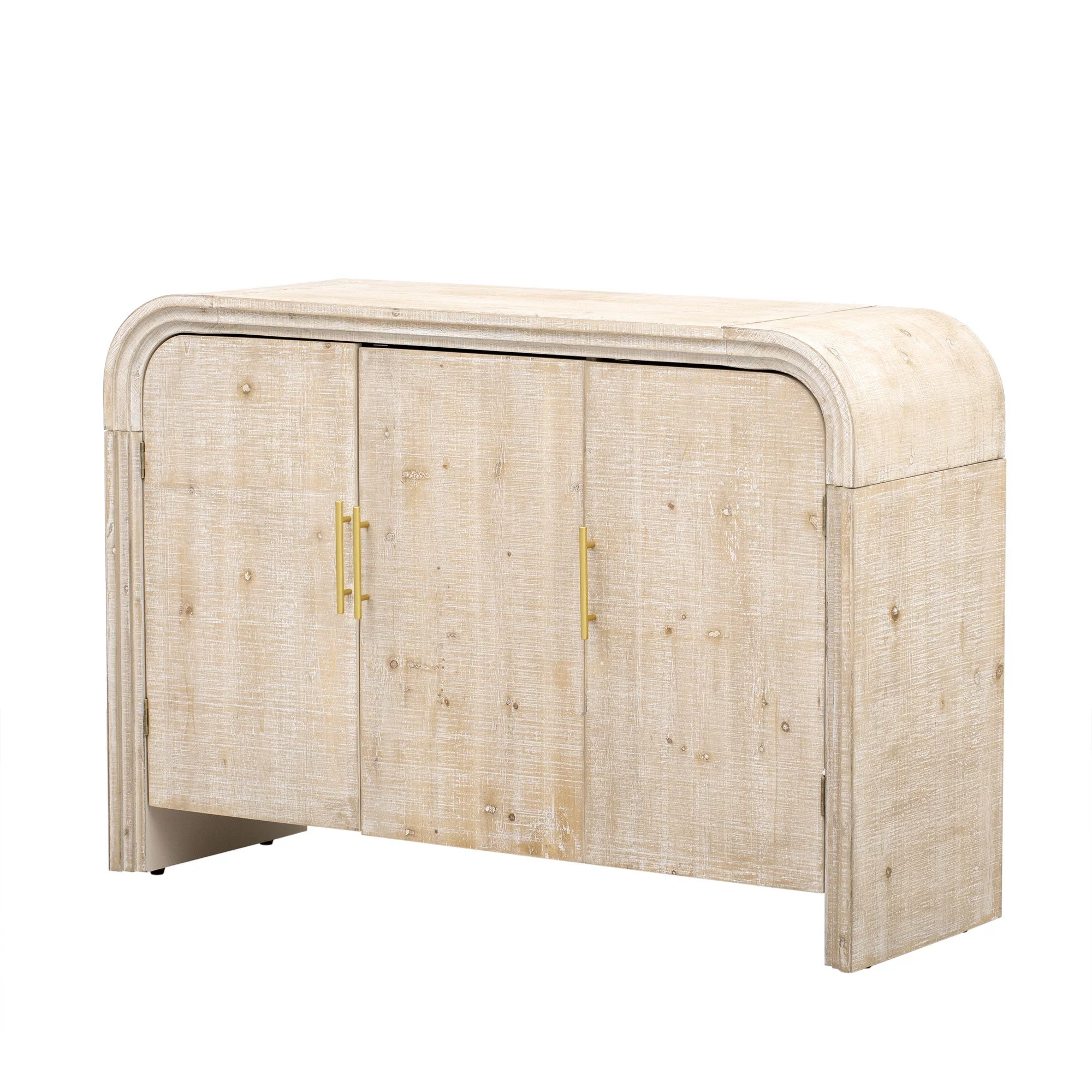 Rustic Curved Waterfall Sideboard - Image 22