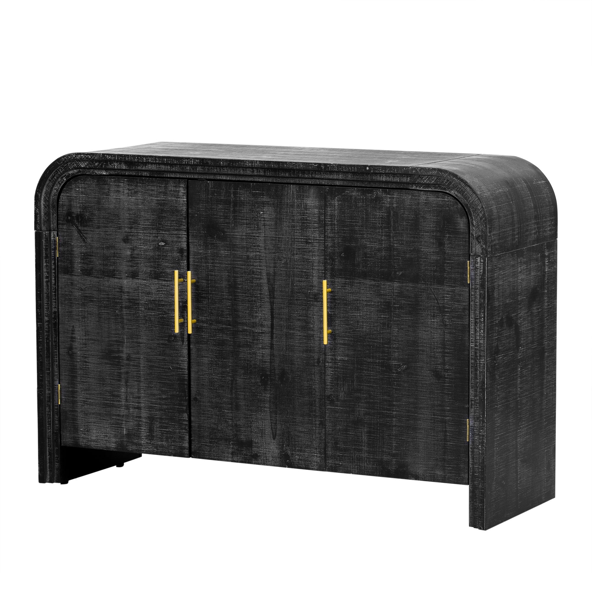 Rustic Curved Waterfall Sideboard - Image 40