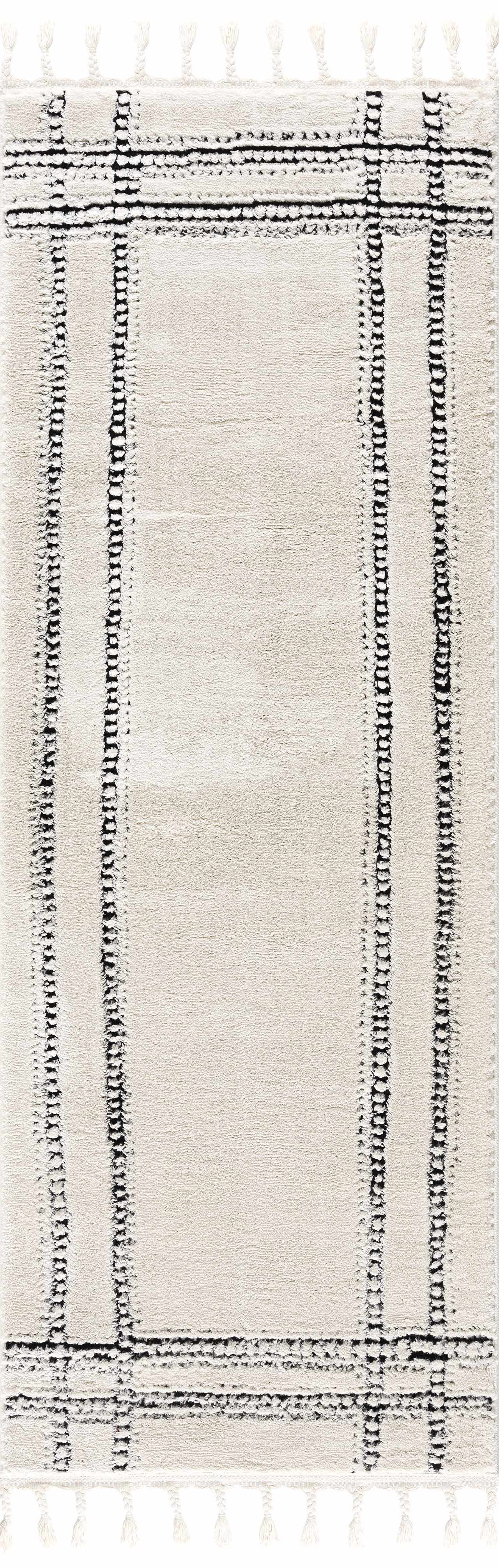Ryuu Black & White Area Rug - Clearance - Image 11